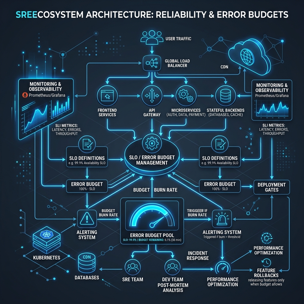 Site Reliability Engineering Diagram